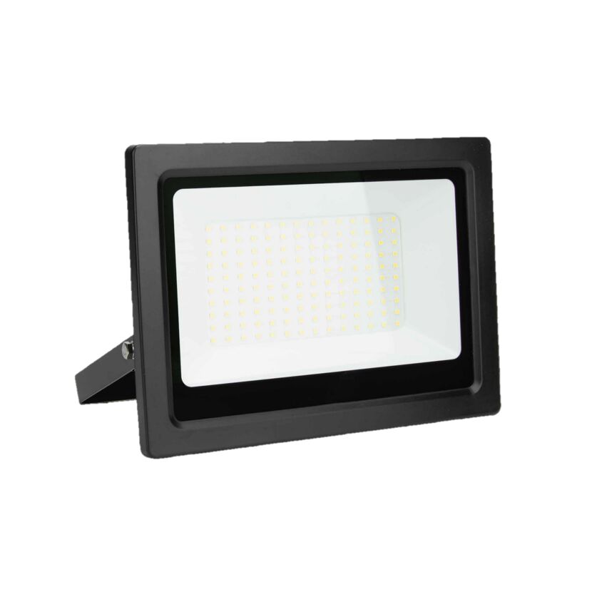 Schwarzer LED-Strahler mit vielen kleinen Lichtern.