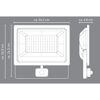 LED-Wandstrahler 100 W 7600 lm tageslichtweiß IP 44