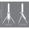LED-Arbeitsleuchte faltbar 50 W 5000 lm tageslichtweiß IP 54