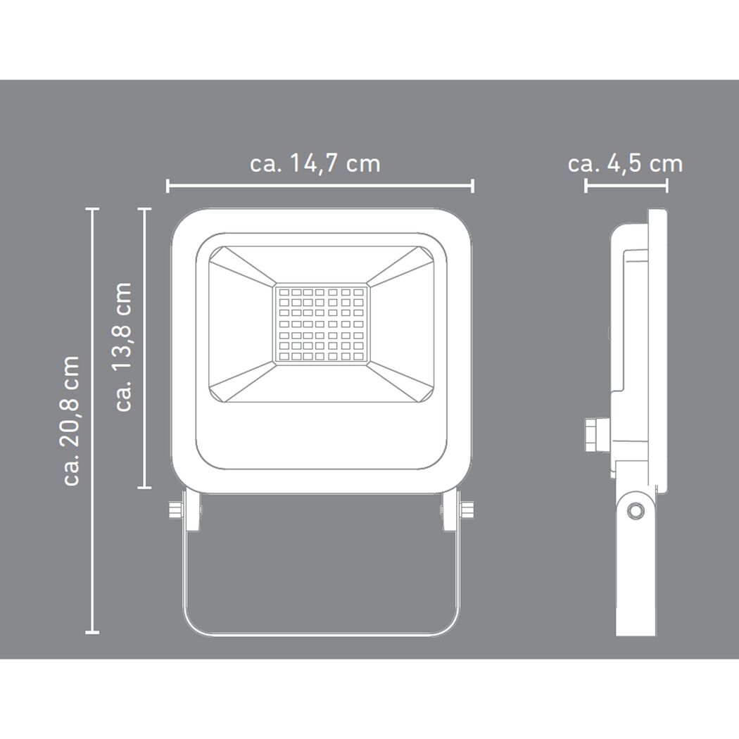 LED-Wandstrahler 24 W 1800 lm RGB - tunable white IP 65