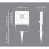 LED-Baustrahler 24 W 1800 lm RGB - tunable white IP 65