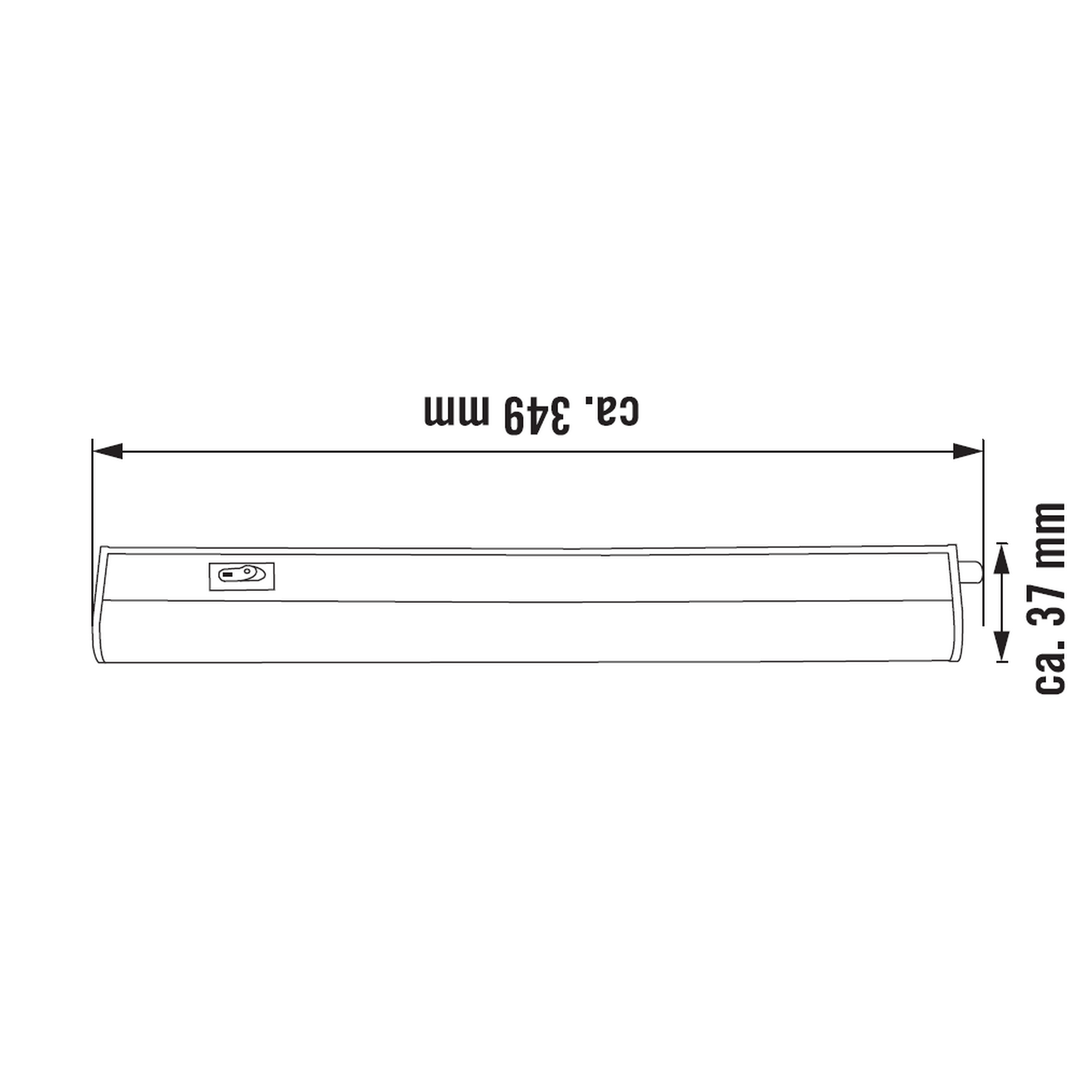 LED-Unterbauleuchte weiß 7 W 840 lm 4000 K IP 20 + product picture