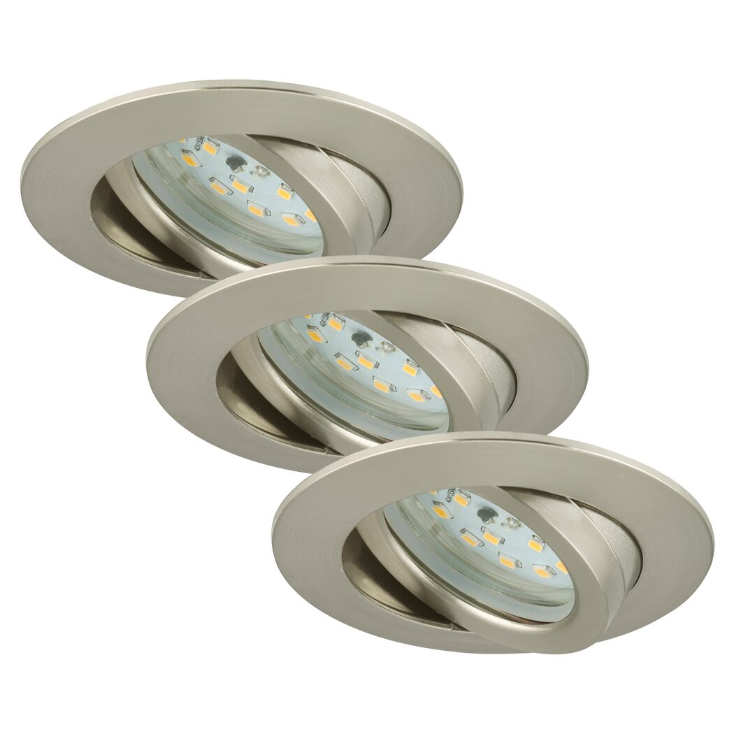 Drei LED-Einbauleuchten