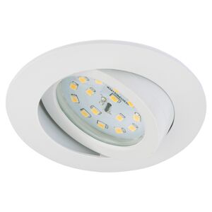 LED-Einbauleuchte 1-flammig Weiß Rund