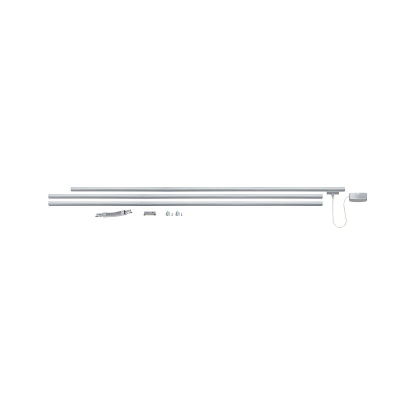 Basis-Schienensystem 'URail Basis' chromfarben Metall 1000 W