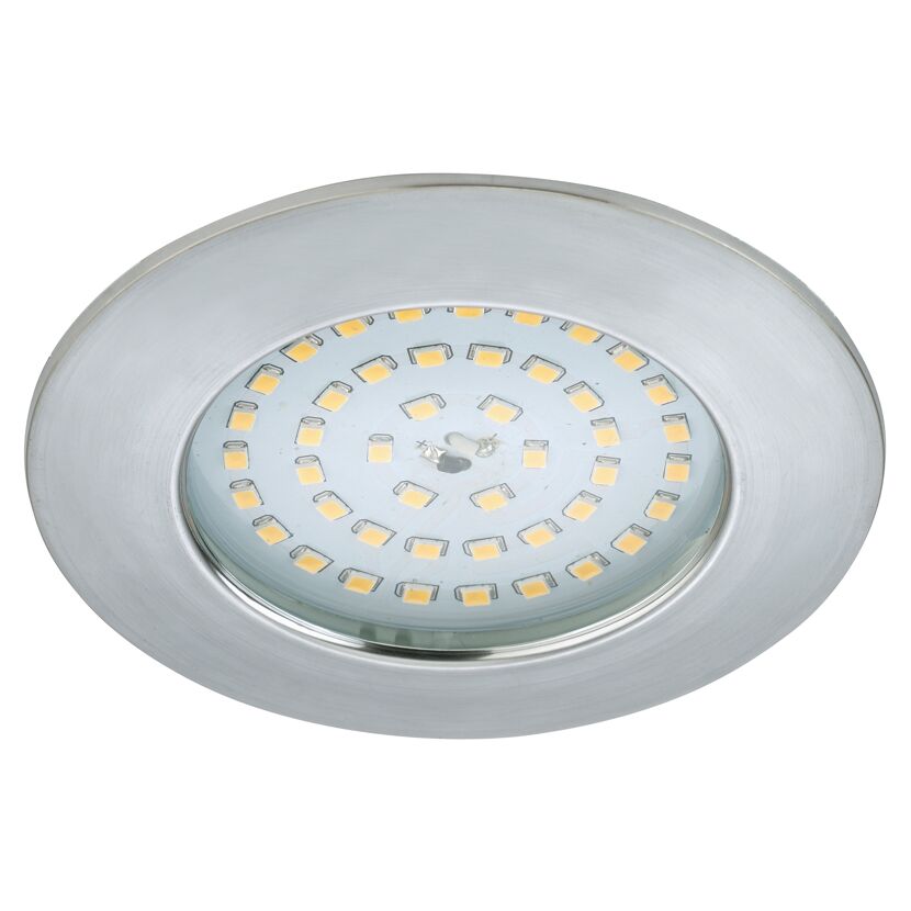 LED-Einbauleuchte 5 W rund alufarben