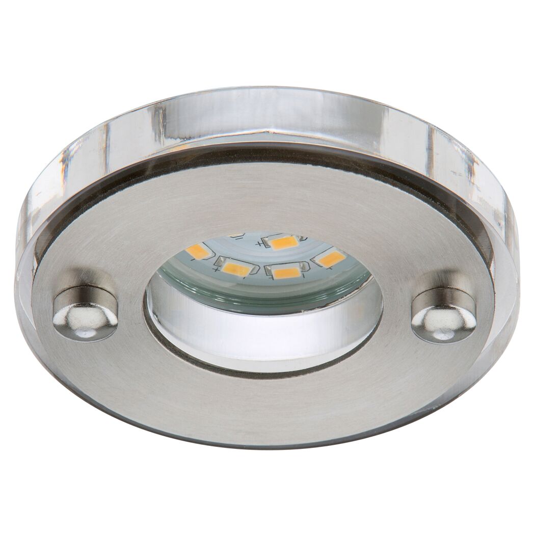 LED-Einbauleuchte 5W, 400lm, Nickel