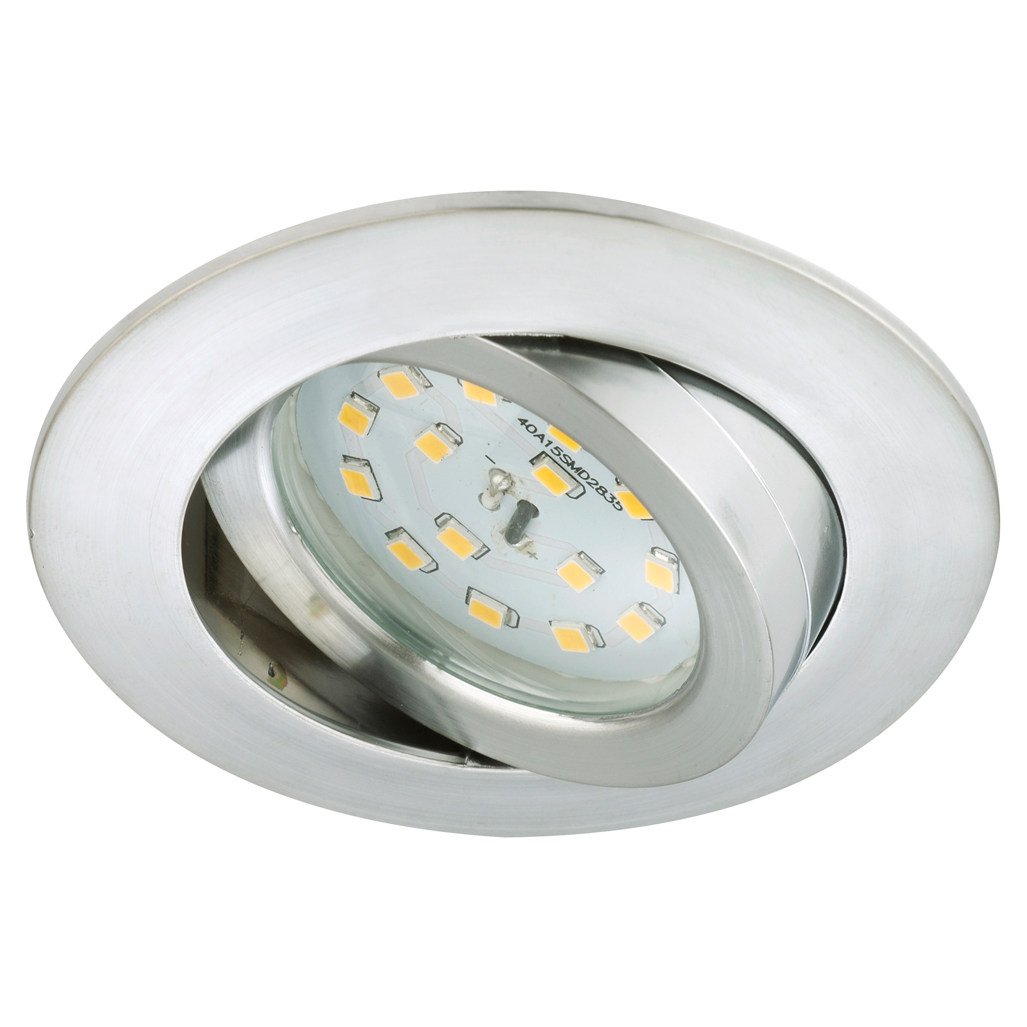 LED-Einbauleuchte rund aluminiumfarben + product picture
