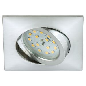 LED-Einbauleuchte 5 W eckig alufarben