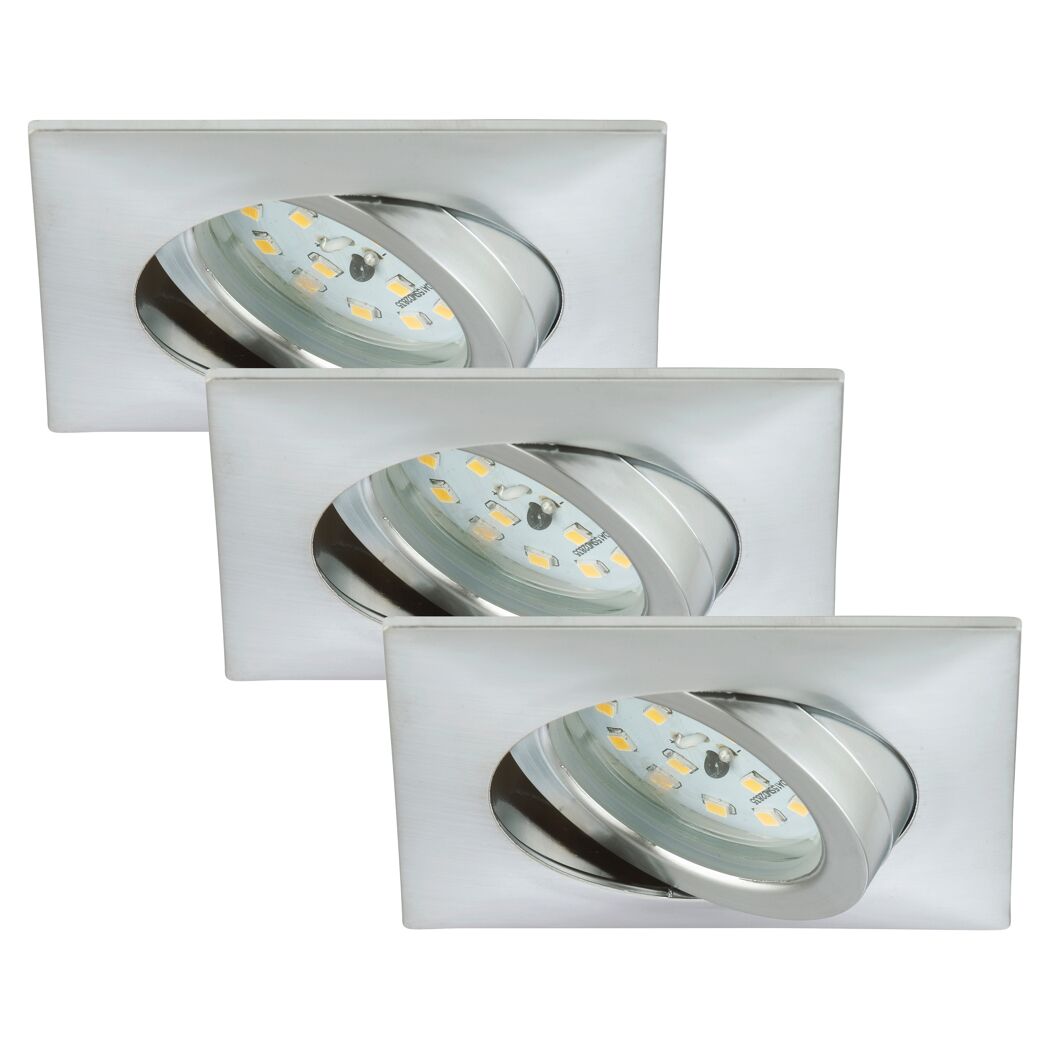 Drei schwenkbare LED-Einbauleuchten