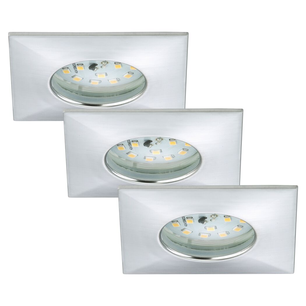 LED-Einbauleuchtenset 3 Stück