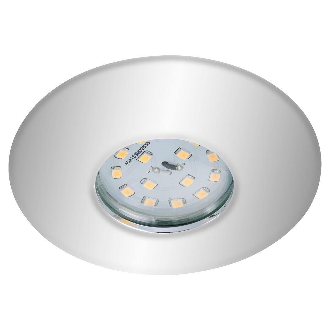LED Einbauleuchte, chromfarben, 5 W