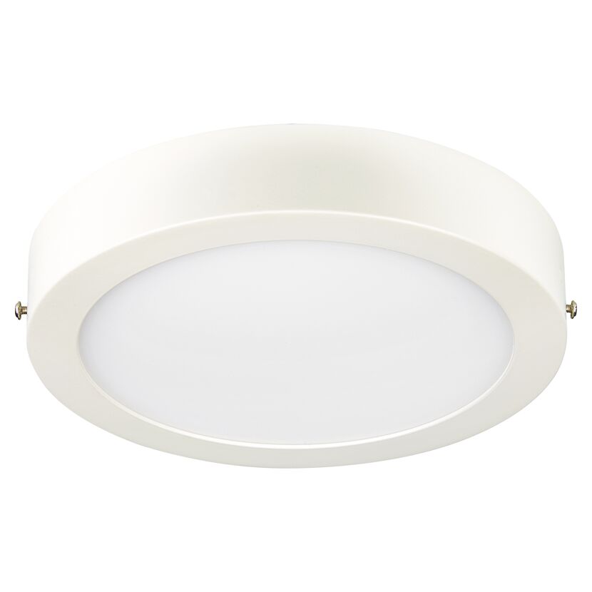 Weiße LED-Deckenleuchte, rund