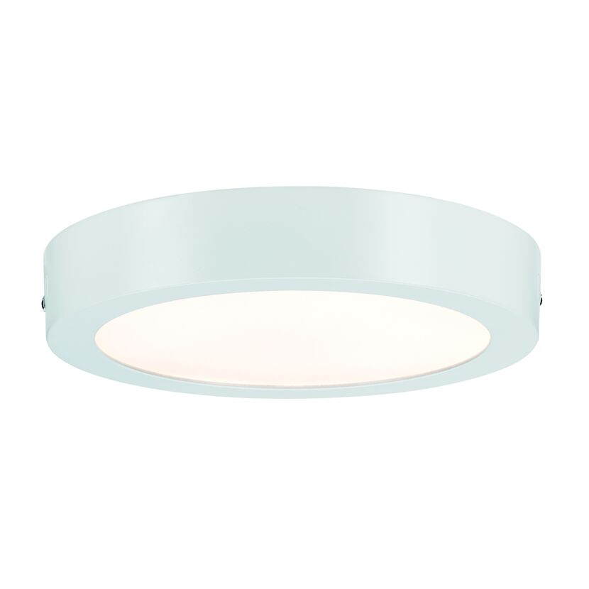 runde weiße LED Deckenleuchte, flach