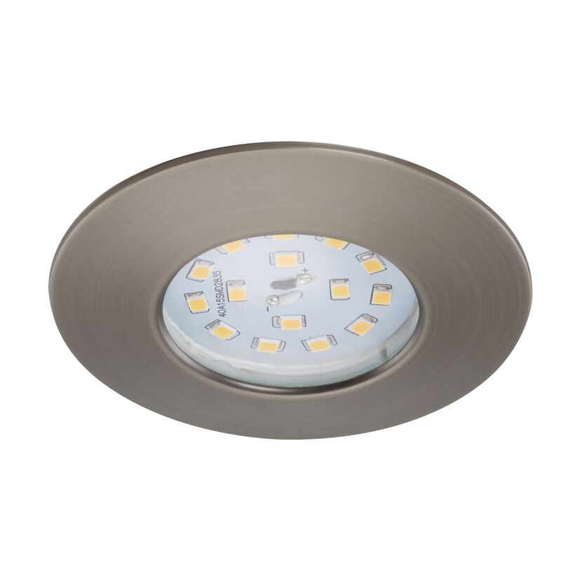 LED Einbaustrahler, Nickel matt