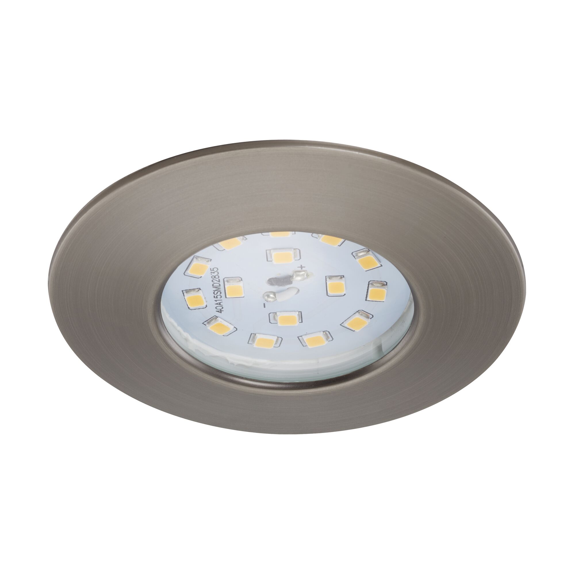 LED Einbaustrahler, Nickel matt