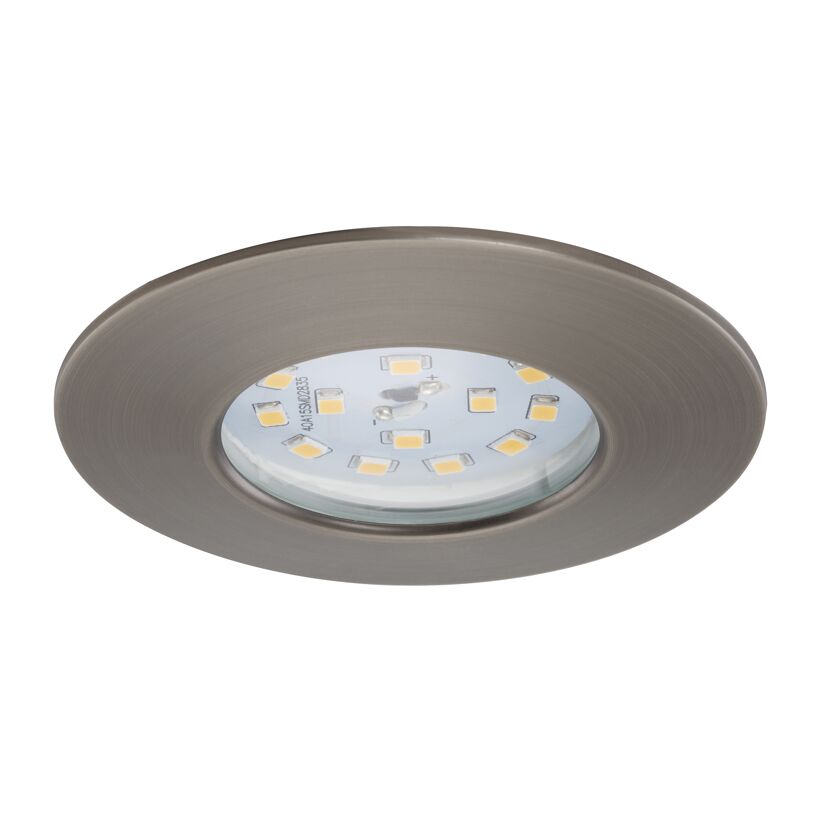 runde LED Einbauleuchte in Bronze