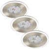 LED-Einbauleuchtenset 'Attach Dim' dimmbar 4,5 W 470 lm warmweiß Ø 8 cm 3 Stück