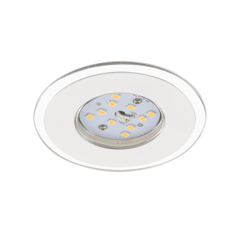 LED Einbauleuchte mit Glasrahmen