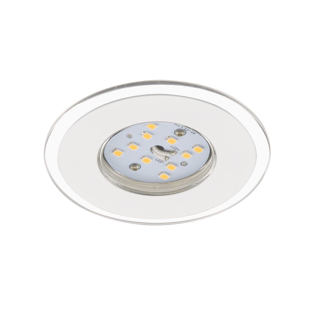 LED-Einbauleuchtenset 'Attach Dim' dimmbar 4,5 W 470 lm warmweiß Ø 8 cm 3 Stück