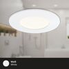 LED-Einbauleuchtenset 'Flat In' 16,5 W 1800 lm neutralweiß Ø 8,5 cm 3 Stück