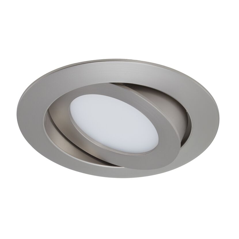 LED Einbauleuchte Nickel 6 W