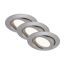 LED-Einbauleuchte 'Flat' matt-nickel 6 W, 3er-Set