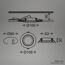 LED-Einbauleuchte 'Flat' matt-nickel 6 W, 3er-Set