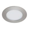 runde LED Einbauleuchte in Nickel