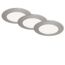 LED-Einbauleuchtenset 'Flat In' 800 lm 8 W 3 Stk. Bad