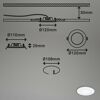 LED-Einbauleuchtenset 'Flat In' 21 W 2400 lm neutralweiß Ø 12 cm 3 Stück
