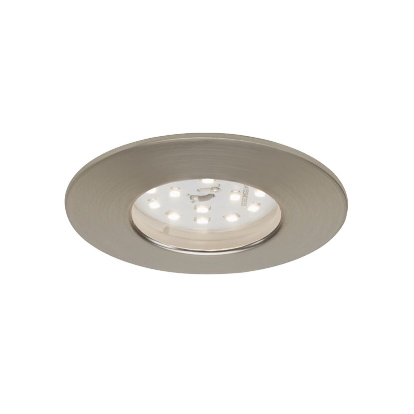 LED Einbaustrahler, Nickel
