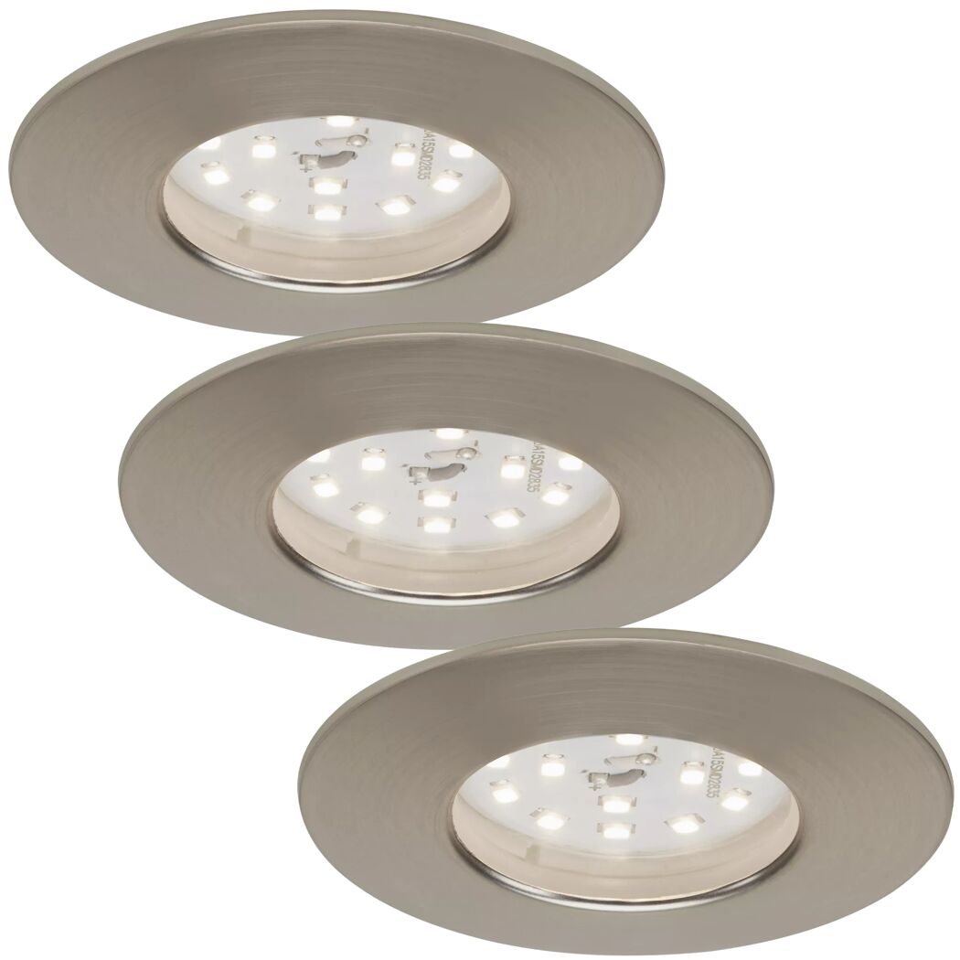 LED-Einbauleuchtenset 'Attach Dim' dimmbar 18,9 W 1380 lm warmweiß Ø 7,5 cm 3 Stück