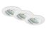 LED-Einbauleuchtenset 'Attach Dim' 570 lm 6,5 W 3 Stk. dimmbar