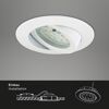 LED-Einbauleuchtenset 'Attach Dim' dimmbar 18,9 W 1380 lm warmweiß Ø 8,2 cm 3 Stück