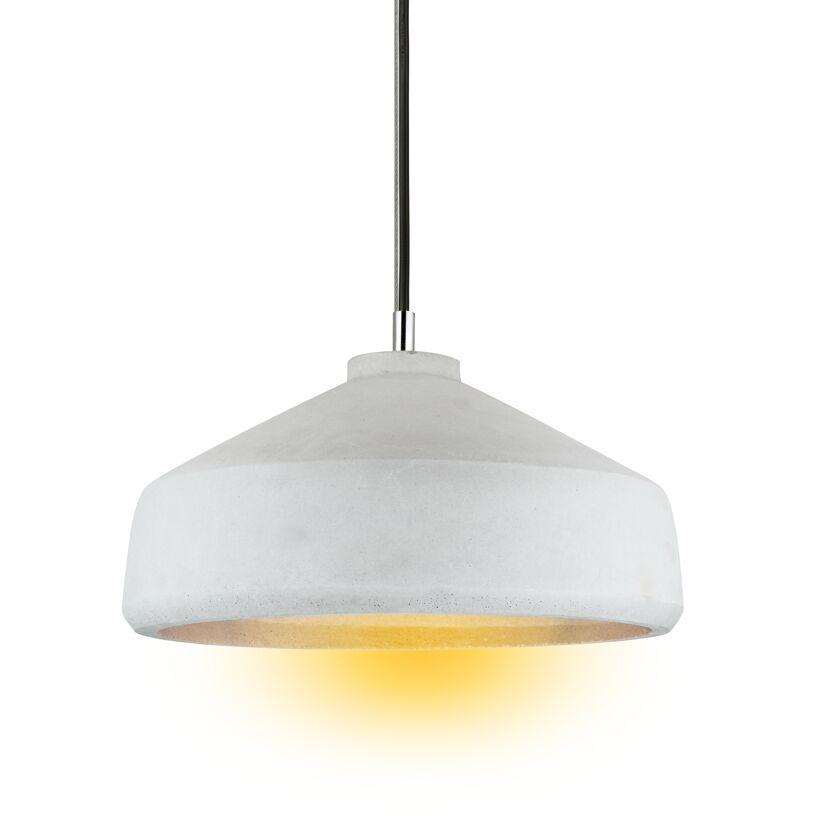 Stiltalent by toom® Pendelleuchte 'Conround' grau Ø 34,5 x 120 cm