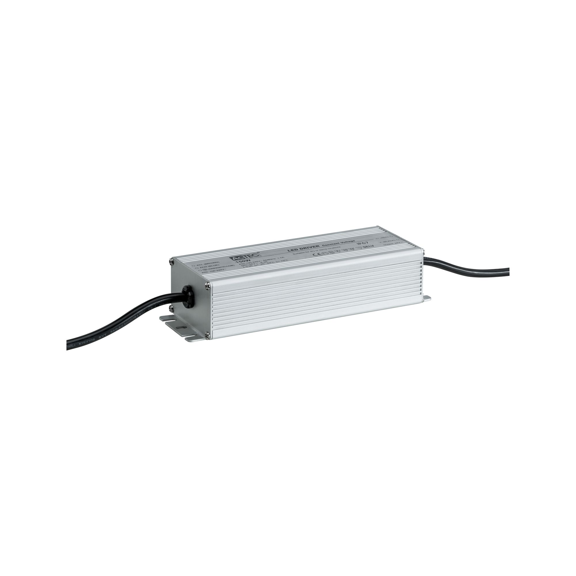 Transformator 'Plug & Shine' 150 W 230/24 V silber + product picture