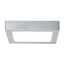 Deckenleuchte 'Lunar' 1140 lm 15,4 W 22,5 x 22,5 cm chromfarben