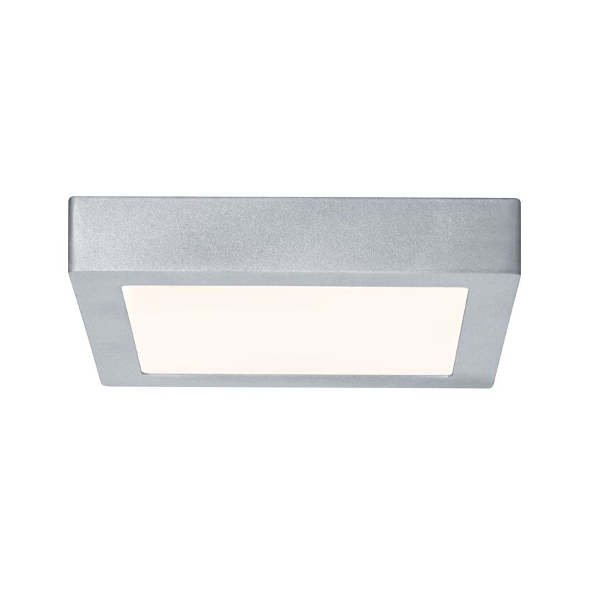Deckenleuchte 'Lunar' 1140 lm 15,4 W 22,5 x 22,5 cm chromfarben