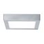 Deckenleuchte 'Lunar' 1140 lm 15,4 W 22,5 x 22,5 cm chromfarben
