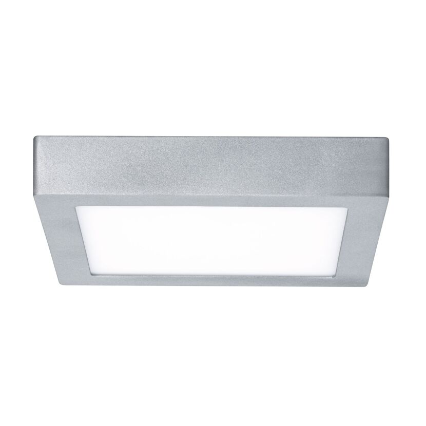 Deckenleuchte 'Lunar' 1140 lm 15,4 W 22,5 x 22,5 cm chromfarben