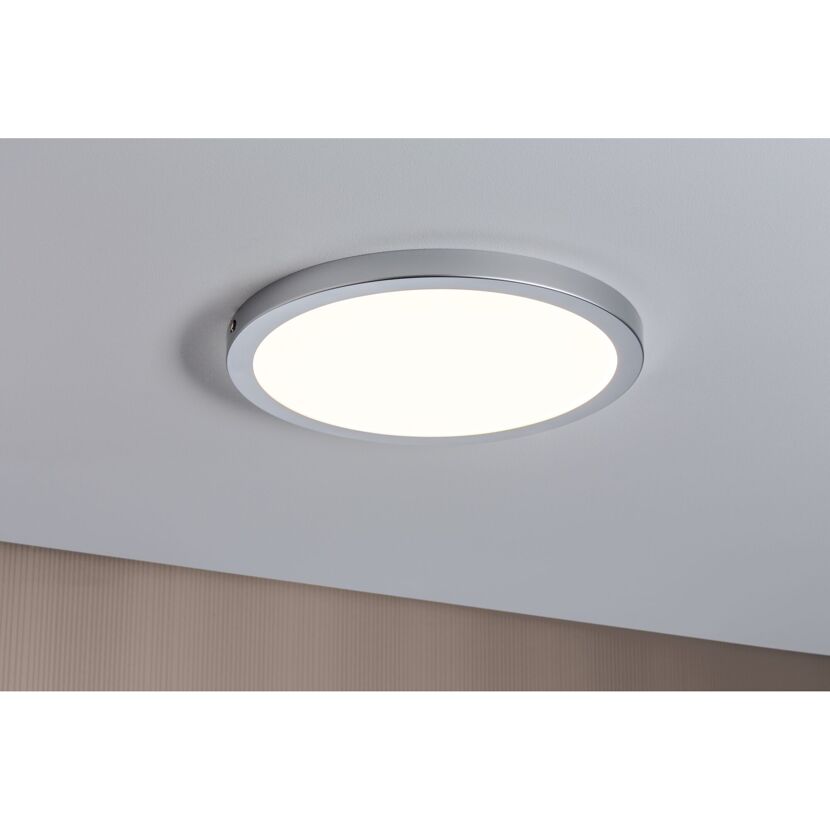 Deckenleuchte 'Atria' 1500 lm 22 W Ø 30 cm chromfarben