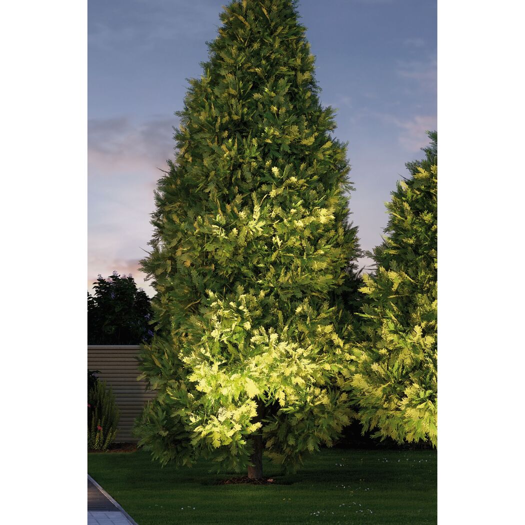 LED-Außeneinbauleuchte 'Plug & Shine' dimmbar 540 lm warmweiß Ø 14 cm
