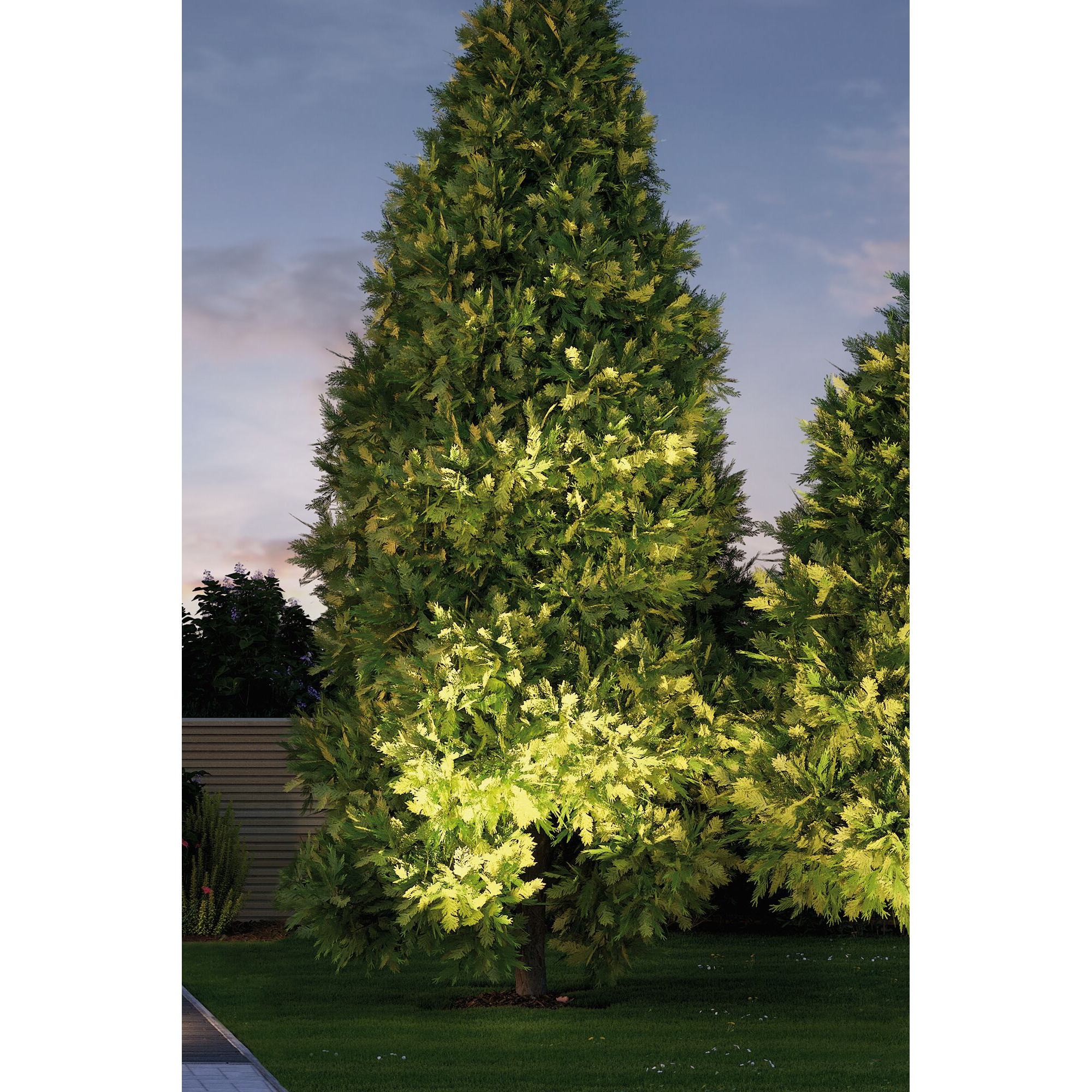 Bodeneinbauleuchte 'Plug & Shine' Metall chromfarben 6 W Ø 14 cm