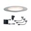 Paulmann Bodenleuchte Basis 3x1W 70 mm silber