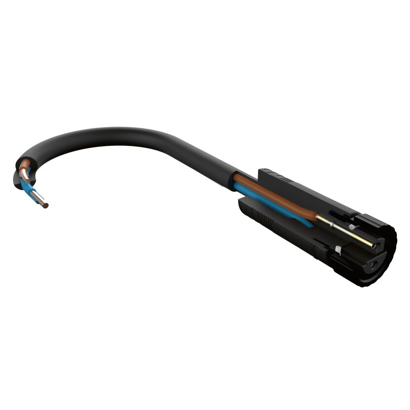 Verbindungskabel 'Plug & Shine' 5 m 2 Ausgänge schwarz