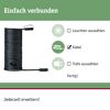 Verbindungskabel 'Plug & Shine' 10 m 2 Ausgänge schwarz