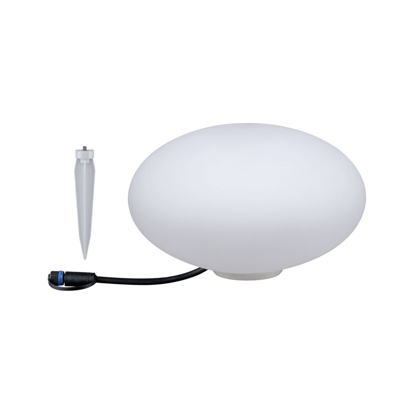 Dekoleuchte 'Plug & Shine' 235 lm Ø 28 cm weiß