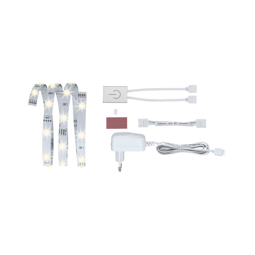LED-Set 'YourLED Eco Comfort' 1 m warmweiß 2,4 W weiß mit Touch-Sensor