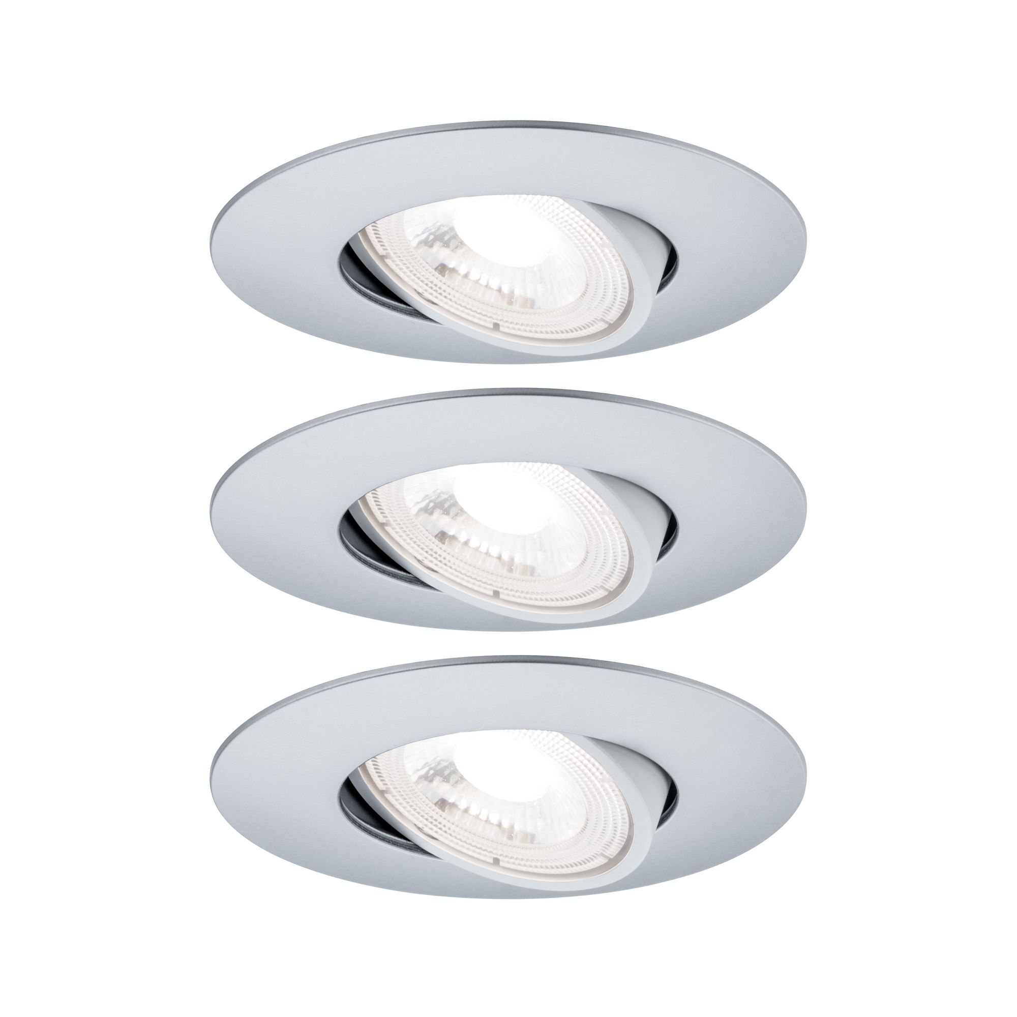 LED-Einbauleuchte weiß 460 lm schwenkbar, 3er-Set + product picture